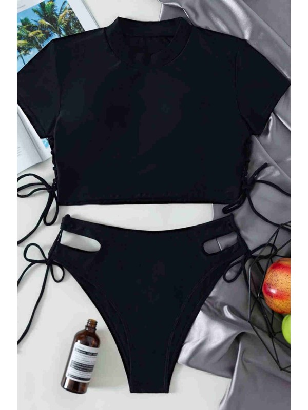  Özel Tasarım Bikini Takım Siyah 